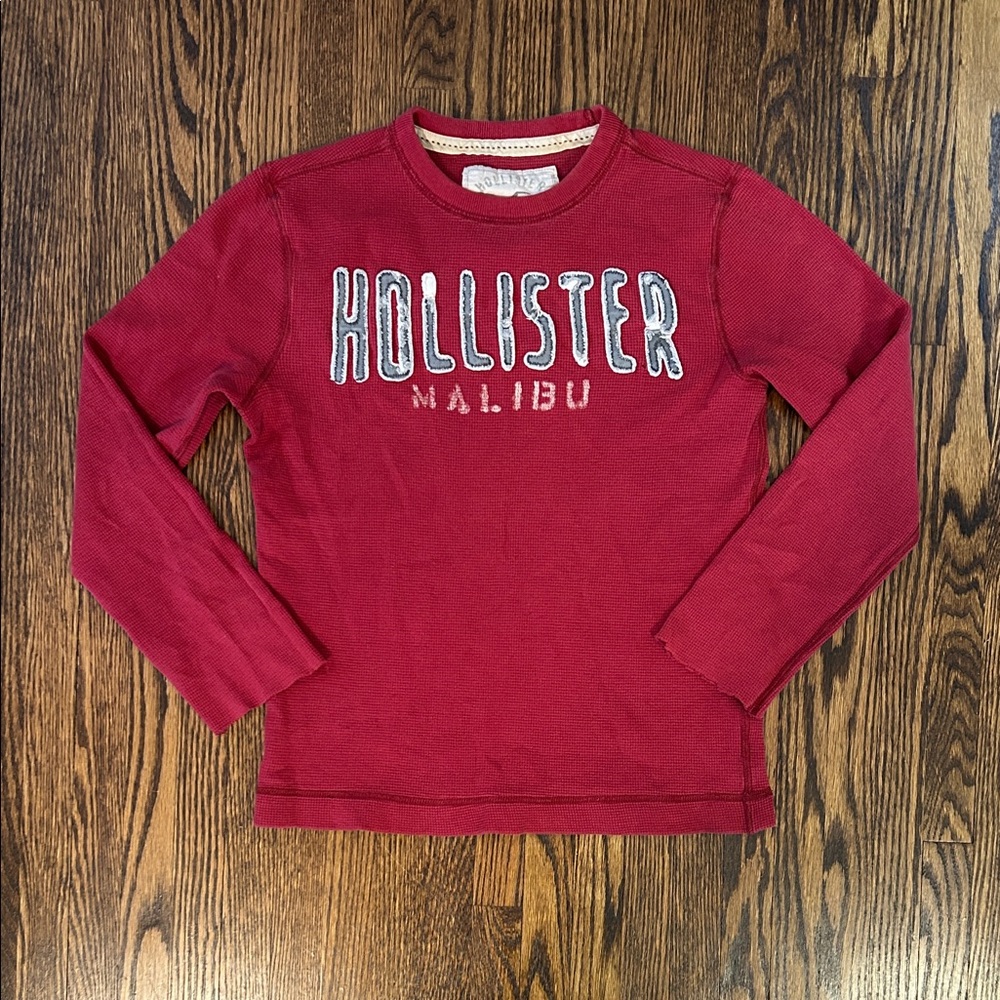 Hollister Waffle Knit Long Sleeve T-Shirt